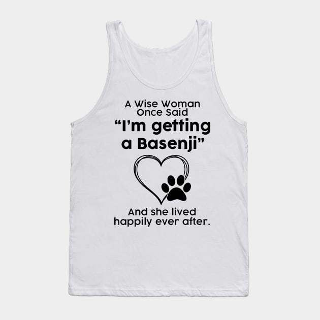 Basenji crazy dog mom gift . Perfect present for mother dad friend him or her Tank Top by SerenityByAlex